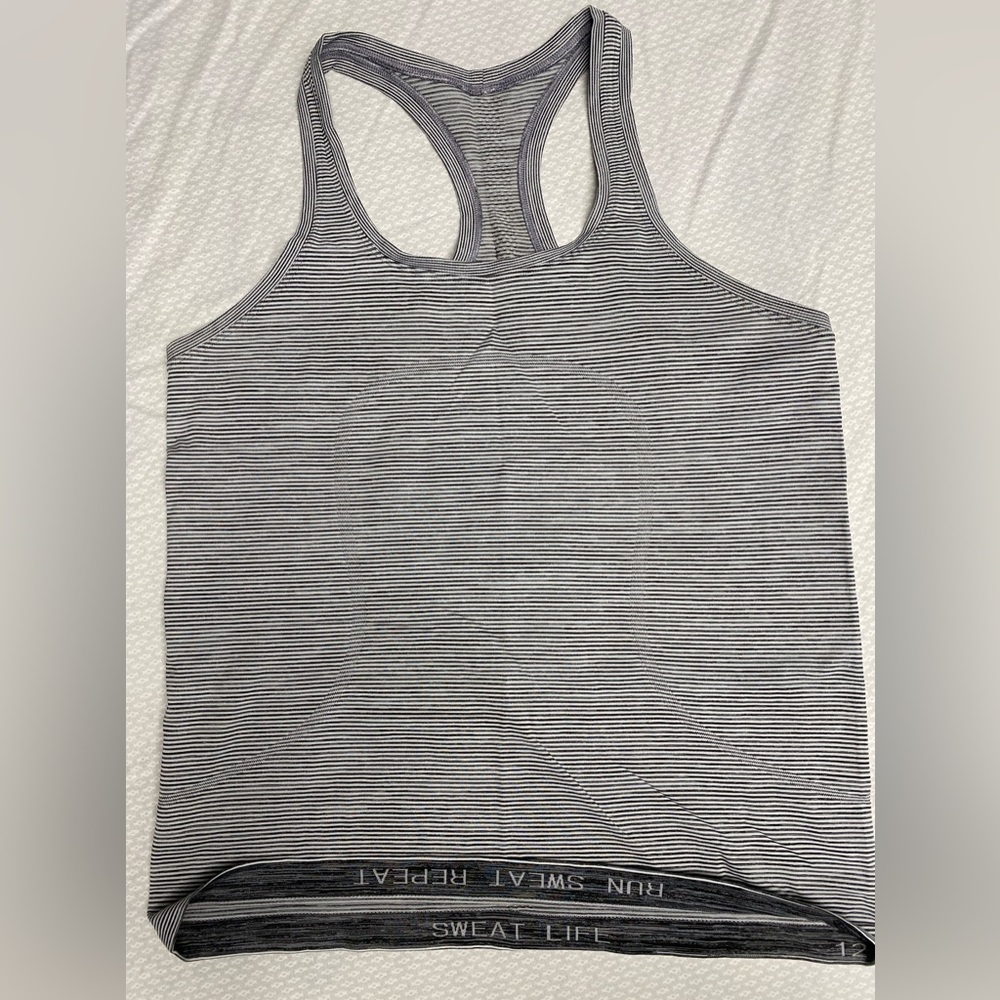 Lululemon Swiftly Tech Tank, Black White 12